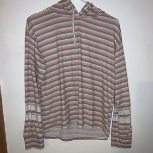 colorful long sleeve pastel hoodie